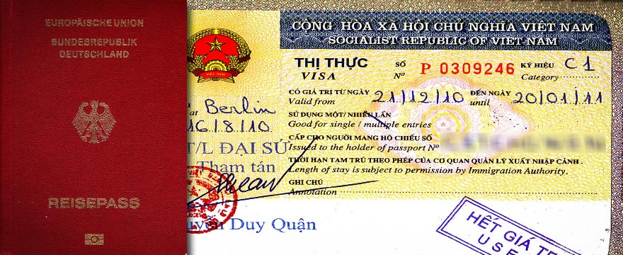 Visum für Vietnam